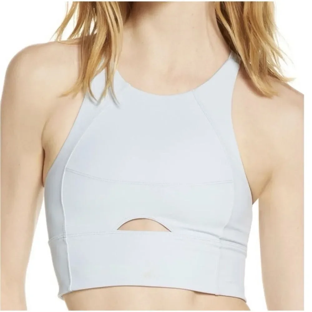 Free People Movement Roll with the punches Cutout Racerback sports bra. Sz M